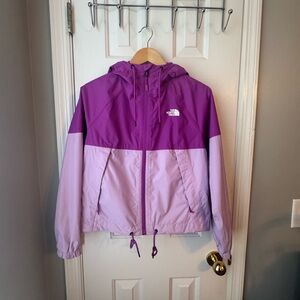 The North Face Purple and Lavender Hooded Jacket